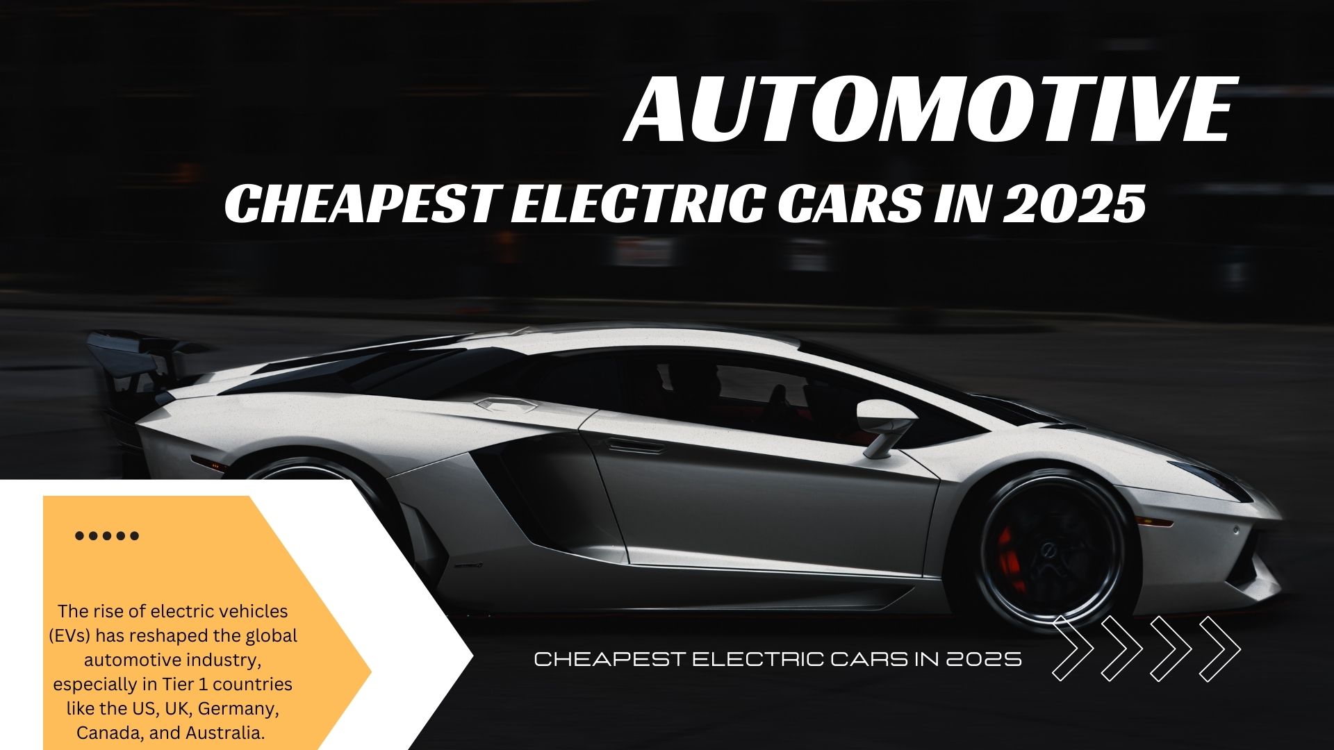 Cheapest Electric Cars in 2025